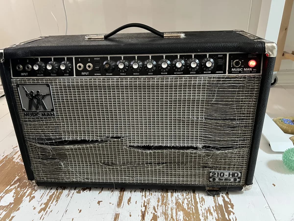 1978 Music Man 210HD 130 combo before refurb